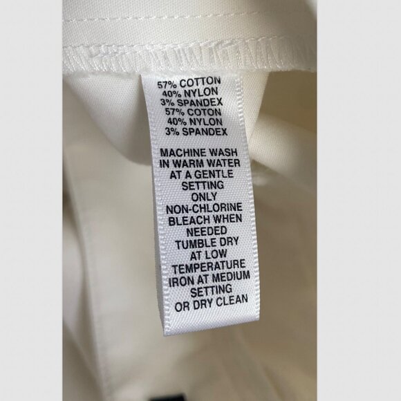 Saks Fifth Avenue White Pants Size 2 - Picture 5 of 5